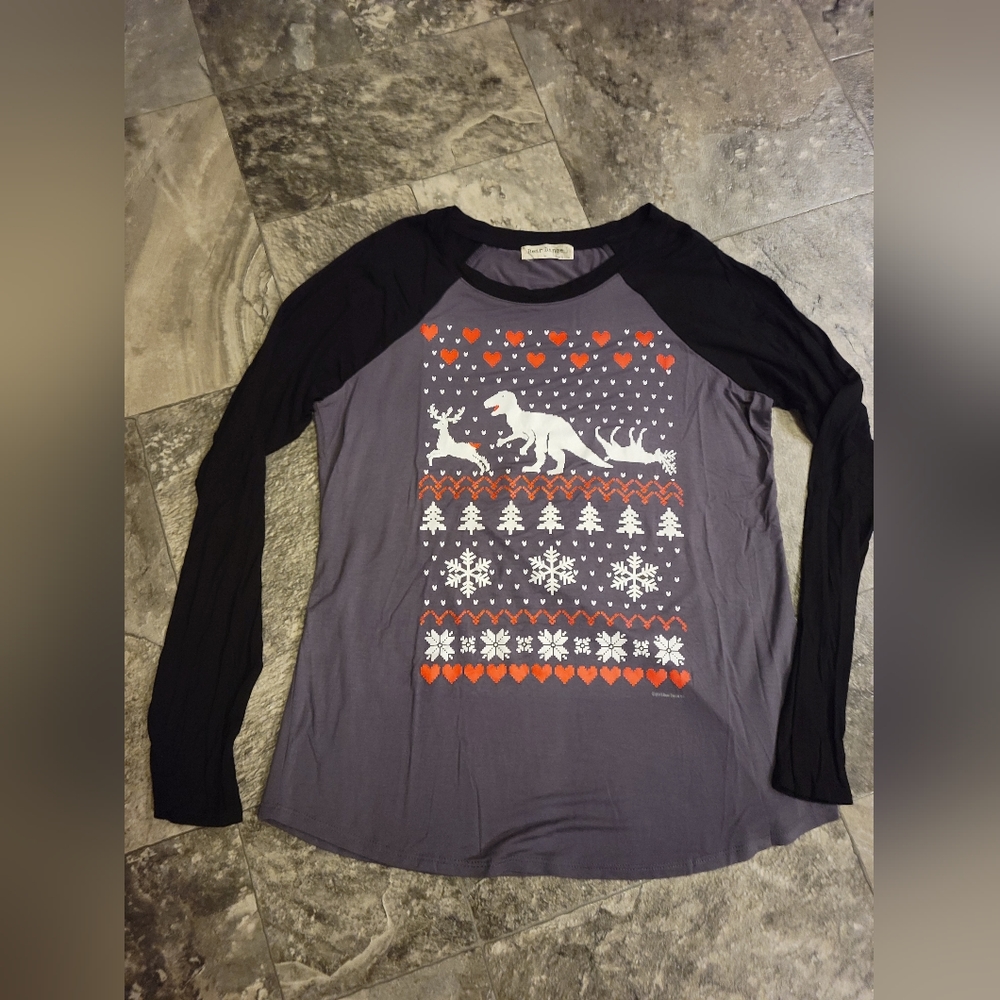 Christmas long sleeve T size large